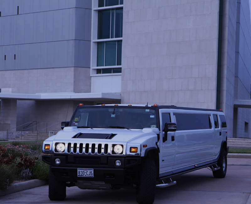 16 Passenger Hummer Limousine, a 16 passenger vehicle, part of the Destiny Limousine Service, Houston TX fleet