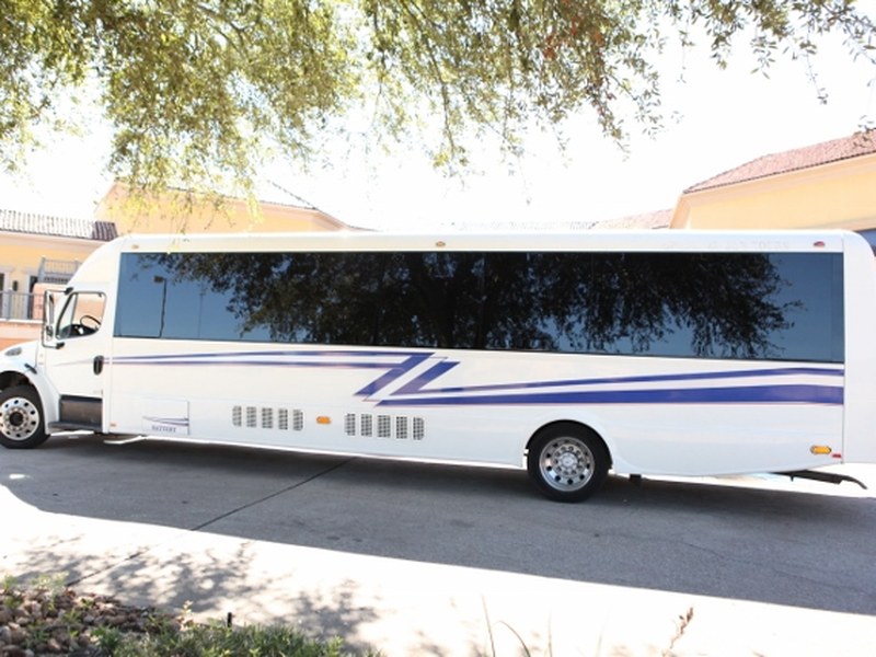 40 Passenger Limo Bus, a 40 passenger vehicle available from Destiny Limousine Service, Houston TX
