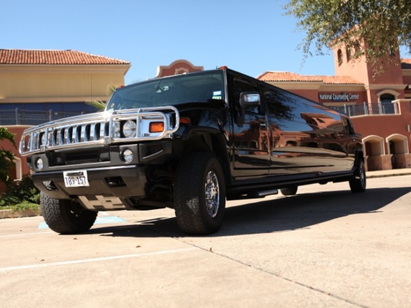 Black Hummer Limousine available from Destiny Limousine Service, Houston TX