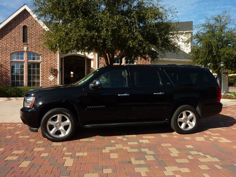 Black Suburban available from Destiny Limousine Service, Houston TX