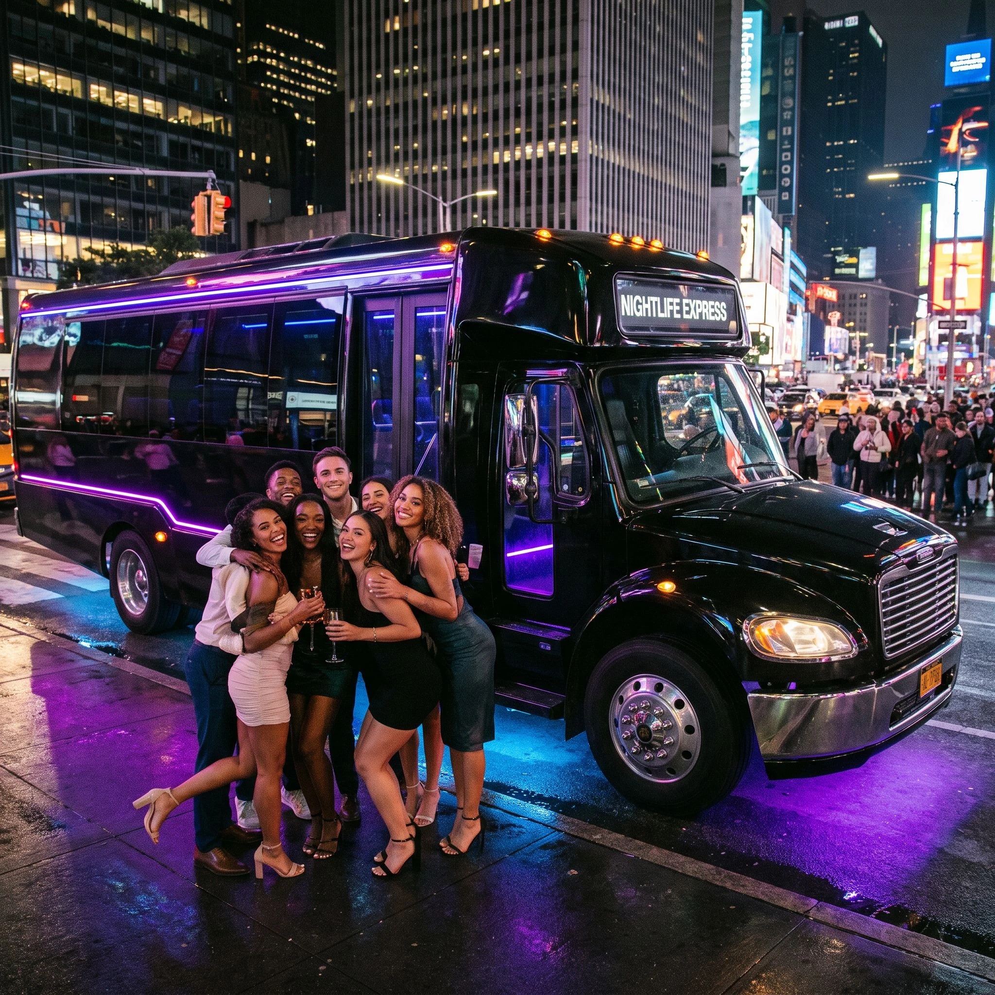 How to Plan the Perfect Night Out with a Party Bus - night out