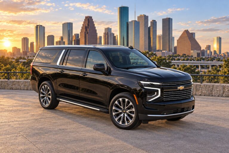 Black Suburban - exterior (illustrative image)