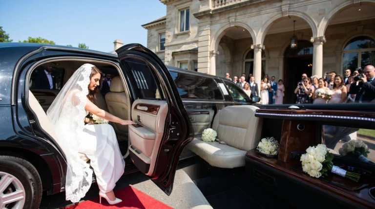Top 5 Reasons to Choose a Limousine for Your Wedding - wedding limousine