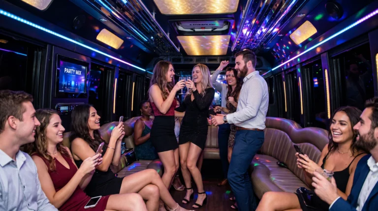 Why Choose a Party Bus for Bachelor/Bachelorette Parties - party bus